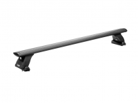 Багажник на крышу LUX, крепление на гладкую крышу для DongFeng DF6 пикап 4д 2022-… (БК3+дуги аэро-трэвэл черные 1,3м+КА3 LUX DF6-22n) от магазина ФаркопРос