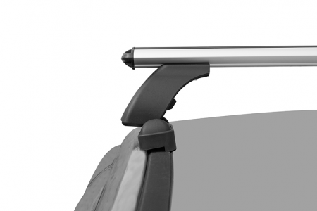 Багажник на крышу LUX , крепление в штатные места на гладкую крышу для Honda Elysion 2004-2013 (БКШМ LUX 911+дуги аэро-классик  (53мм) 1,3м ) от магазина ФаркопРос