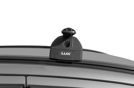 Багажник на крышу LUX, крепление в штатные места для Haval F7 внедорожник 2019- (БК2+дуги аэро-эконом 1,1м+КА2 LUX F7-19i (ШМ)) от магазина ФаркопРос