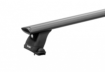 Багажник на крышу LUX, крепление на гладкую крышу для Honda Shuttle II универсал 2015- (БК3+дуги аэро-трэвэл черные 1,2м+КА3 LUX Shuttle15n) от магазина ФаркопРос