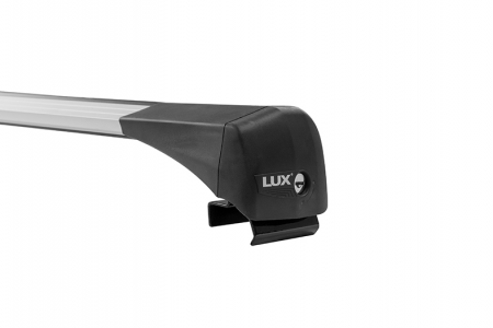 Багажник на крышу LUX 4 Bridge, крепление на интегр. рейлинг для Haval M6 II внедорожник 2021-… (БК4 LUX + серебристые дуги аэро-трэвэл 99/105см + КА4 LUX M6-21m) от магазина ФаркопРос