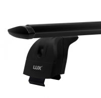 Багажник на крышу LUX, крепление за интегр. рейлинги для BMW X5 G05 кроссовер 2018– (БК2+дуги аэро-трэвэл черные 1,2м+КА2 LUX BMW-Xi) от магазина ФаркопРос