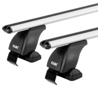 Багажник на крышу LUX, крепление за дверные проемы для Nissan Juke внедорожник 2010- (БК1+дуги аэро-эконом 1,2м+КА LUX Juke10) от магазина ФаркопРос