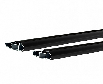 Комплект дуг аэро-трэвэл LUX 105/110см черных без заглушек (КДТ LUX 105/110 черн.), 793983